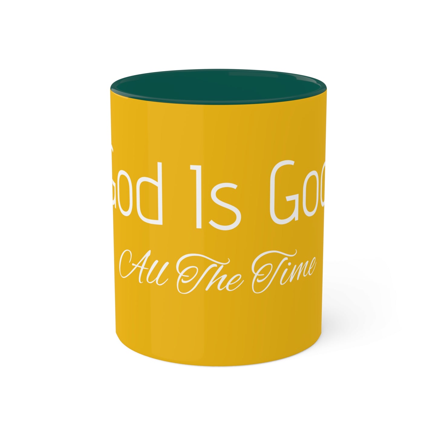 Inspirational God Is Good Coffee Mug - 11oz Colorful Ceramic