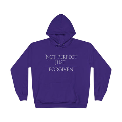 Unisex EcoSmart® Pullover Hoodie Sweatshirt - Not Perfect Just Forgiven