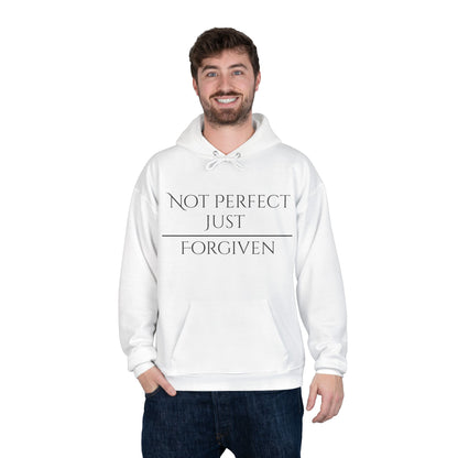 Unisex EcoSmart® Pullover Hoodie Sweatshirt - Not Perfect Just Forgiven