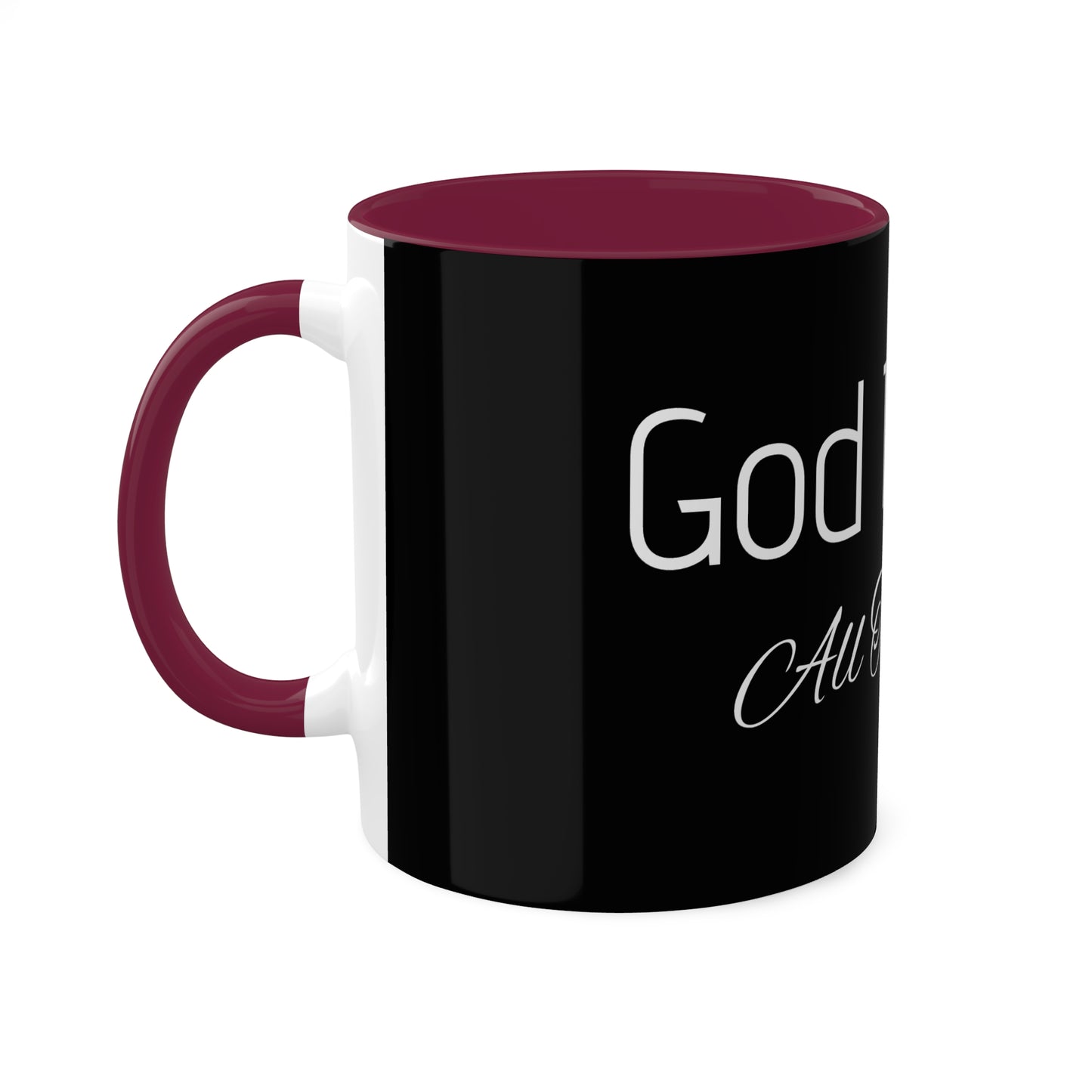 Inspirational God Is Good Coffee Mug - 11oz Colorful Ceramic