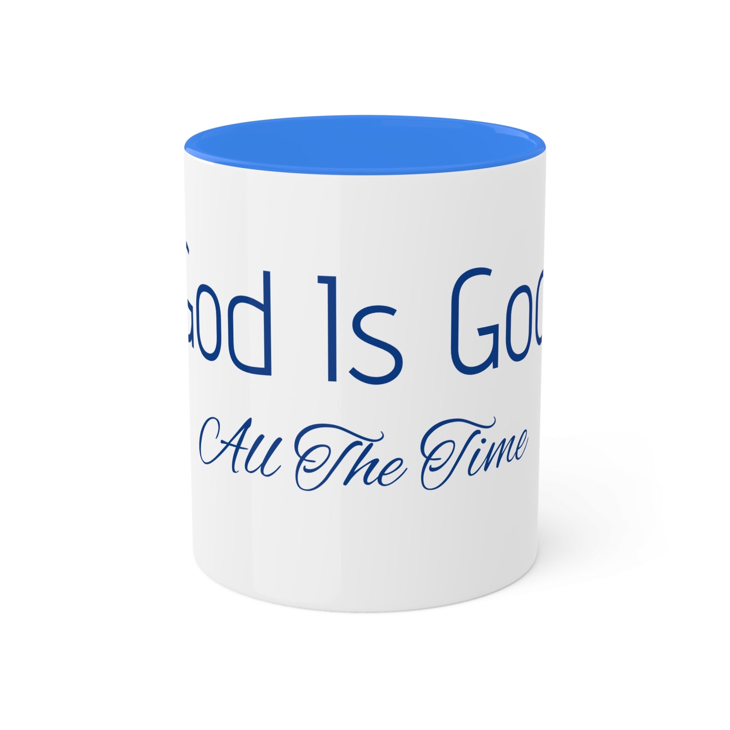 Inspirational God Is Good Coffee Mug - 11oz Colorful Ceramic