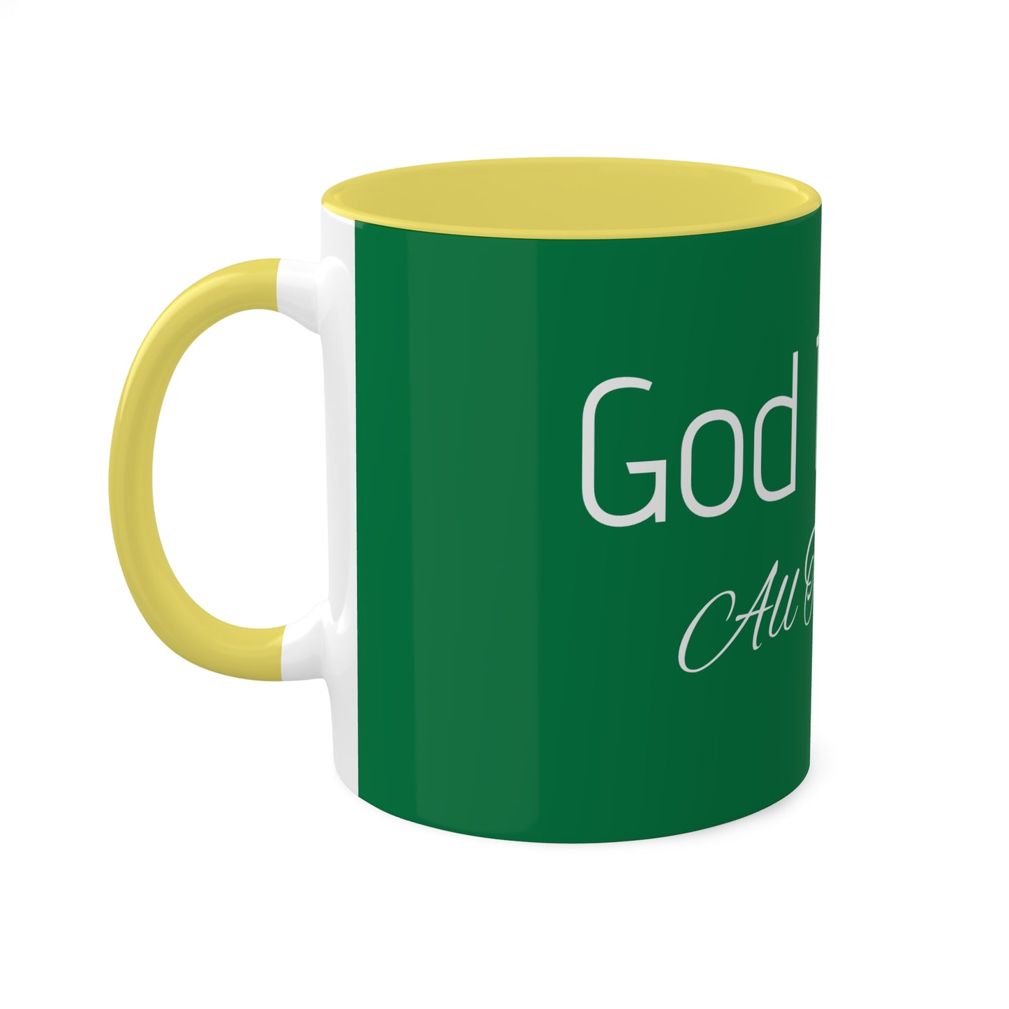 Inspirational God Is Good Coffee Mug - 11oz Colorful Ceramic