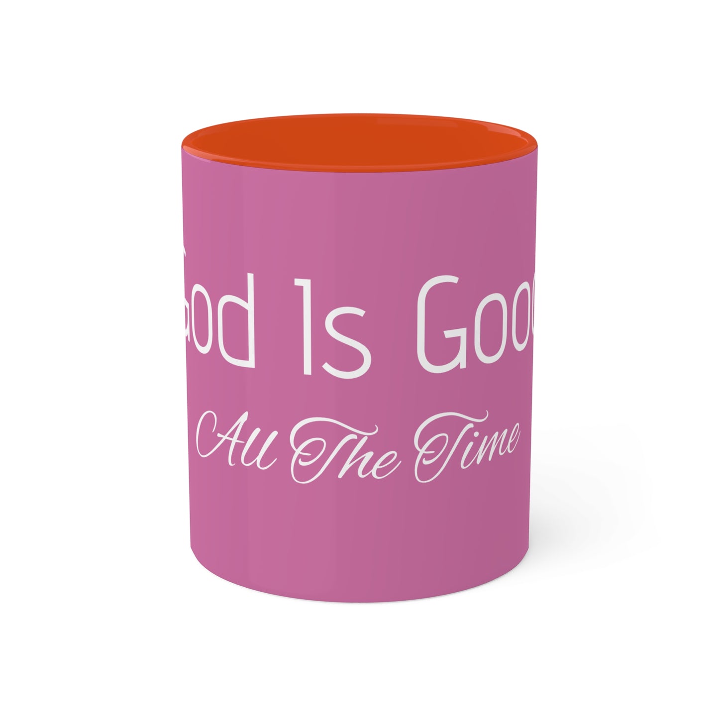 Inspirational God Is Good Coffee Mug - 11oz Colorful Ceramic