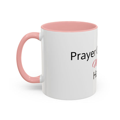 Inspiring Prayer Coffee Mug - 11 & 15oz Accent Mug with Motivational Quote