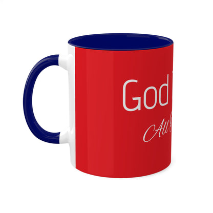 Inspirational God Is Good Coffee Mug - 11oz Colorful Ceramic