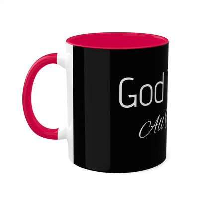 Inspirational God Is Good Coffee Mug - 11oz Colorful Ceramic