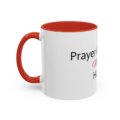 Inspiring Prayer Coffee Mug - 11 & 15oz Accent Mug with Motivational Quote