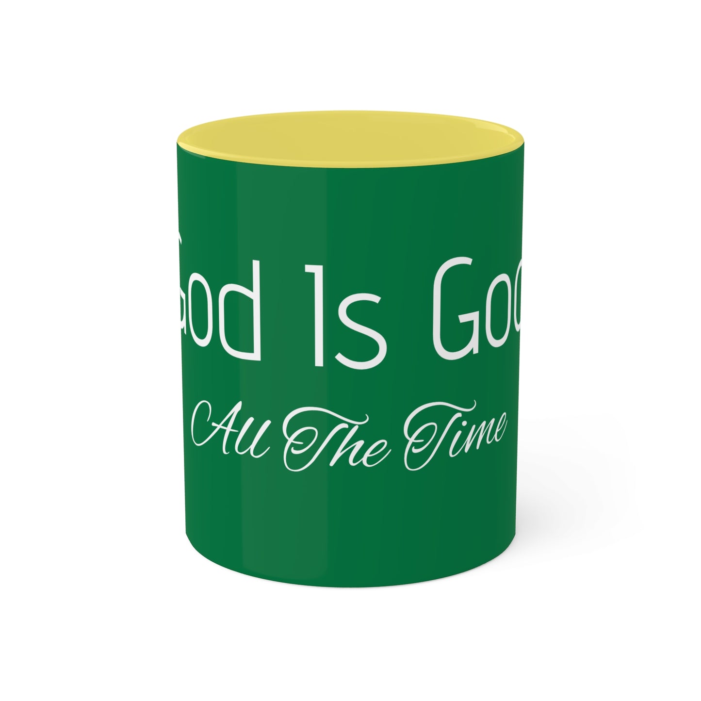 Inspirational God Is Good Coffee Mug - 11oz Colorful Ceramic