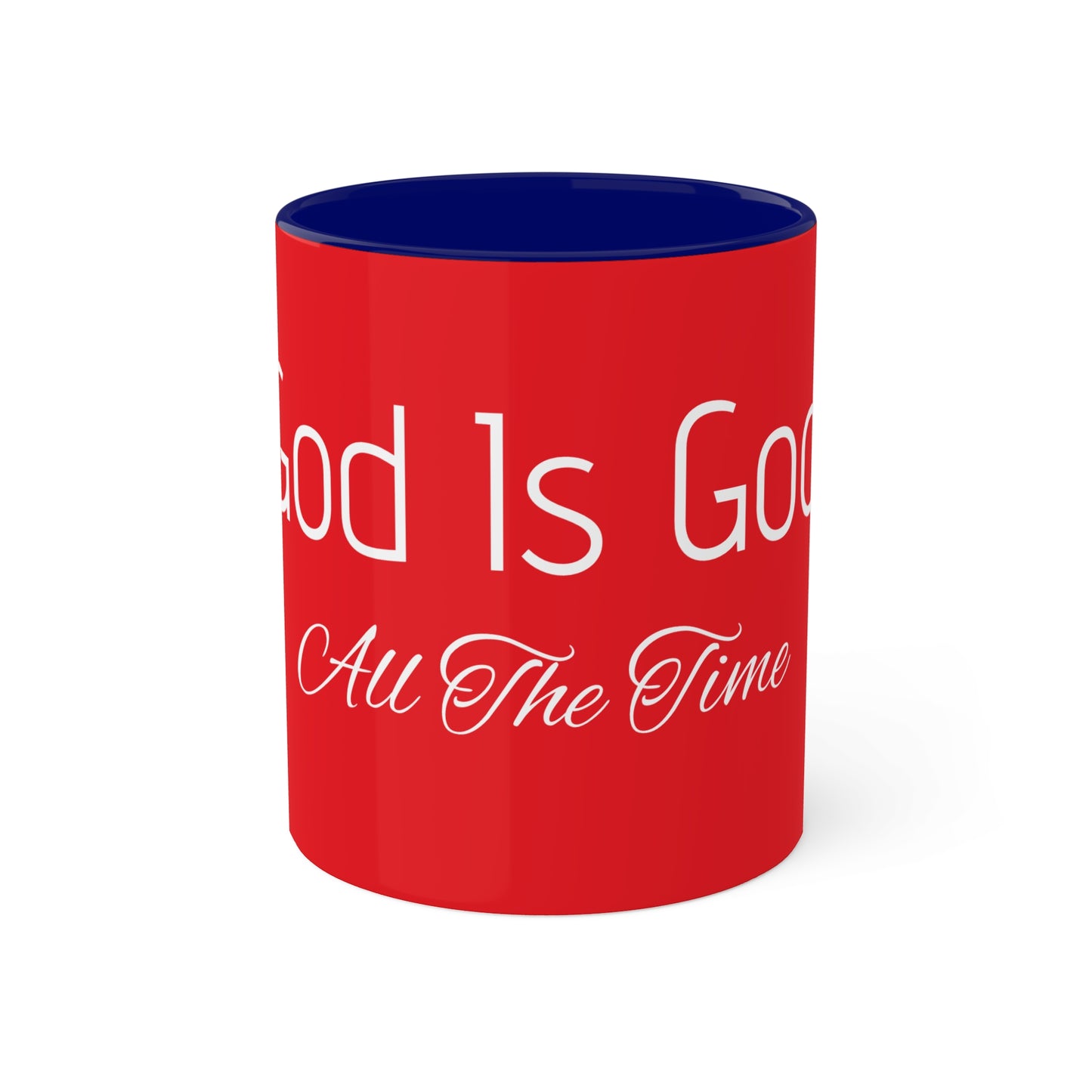 Inspirational God Is Good Coffee Mug - 11oz Colorful Ceramic