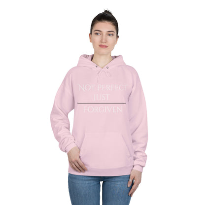 Unisex EcoSmart® Pullover Hoodie Sweatshirt - Not Perfect Just Forgiven