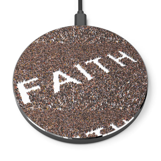 Inspirational Wireless Charger - Fast Charging with 'FAITH' Design