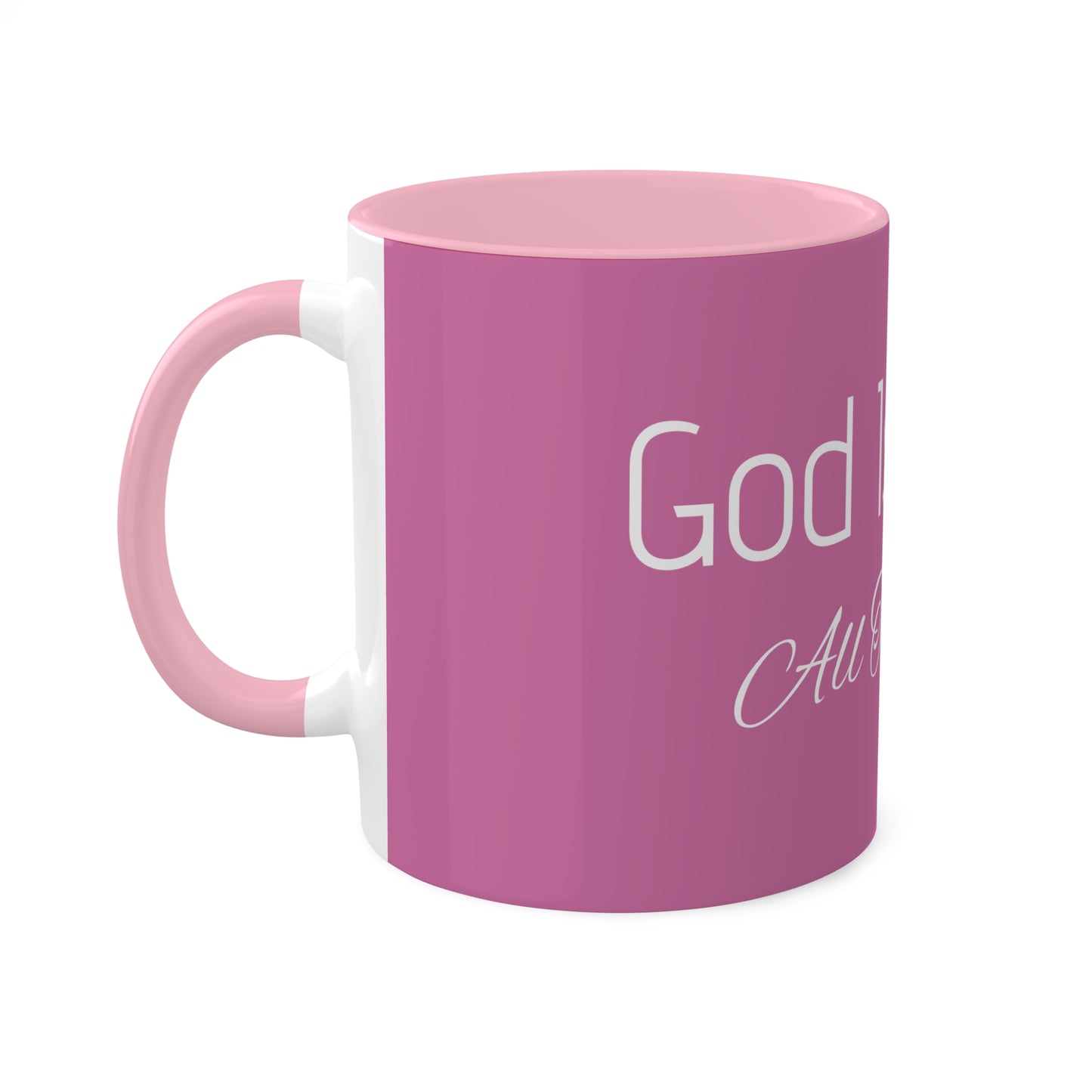 Inspirational God Is Good Coffee Mug - 11oz Colorful Ceramic