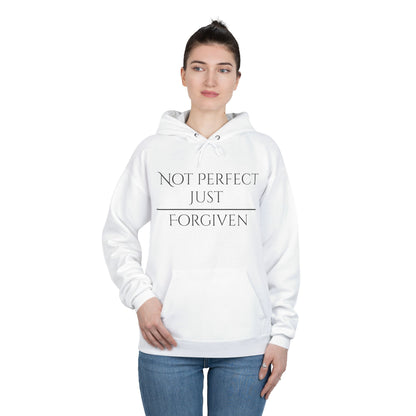 Unisex EcoSmart® Pullover Hoodie Sweatshirt - Not Perfect Just Forgiven