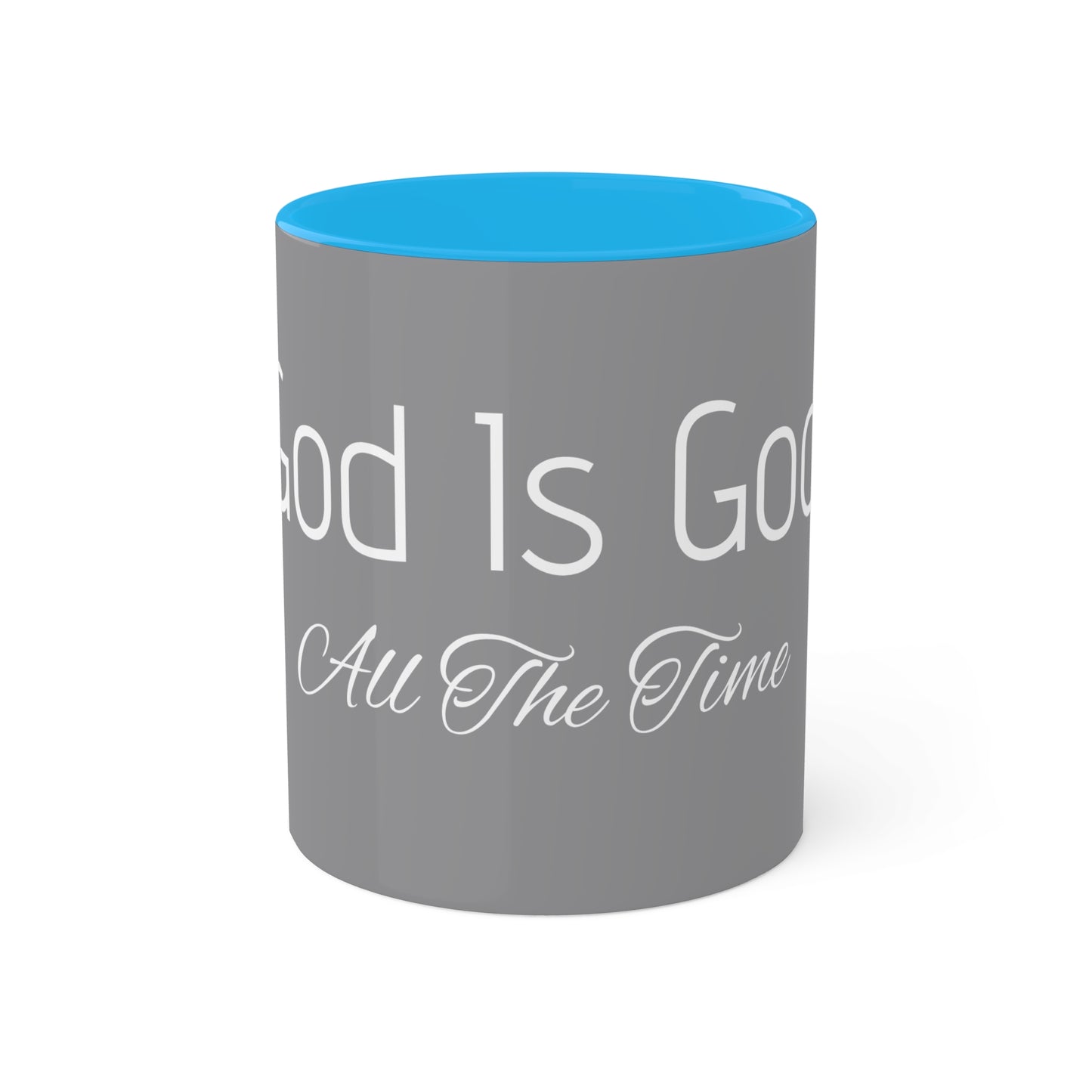 Inspirational God Is Good Coffee Mug - 11oz Colorful Ceramic