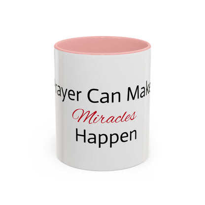 Inspiring Prayer Coffee Mug - 11 & 15oz Accent Mug with Motivational Quote