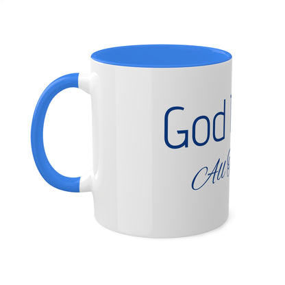 Inspirational God Is Good Coffee Mug - 11oz Colorful Ceramic