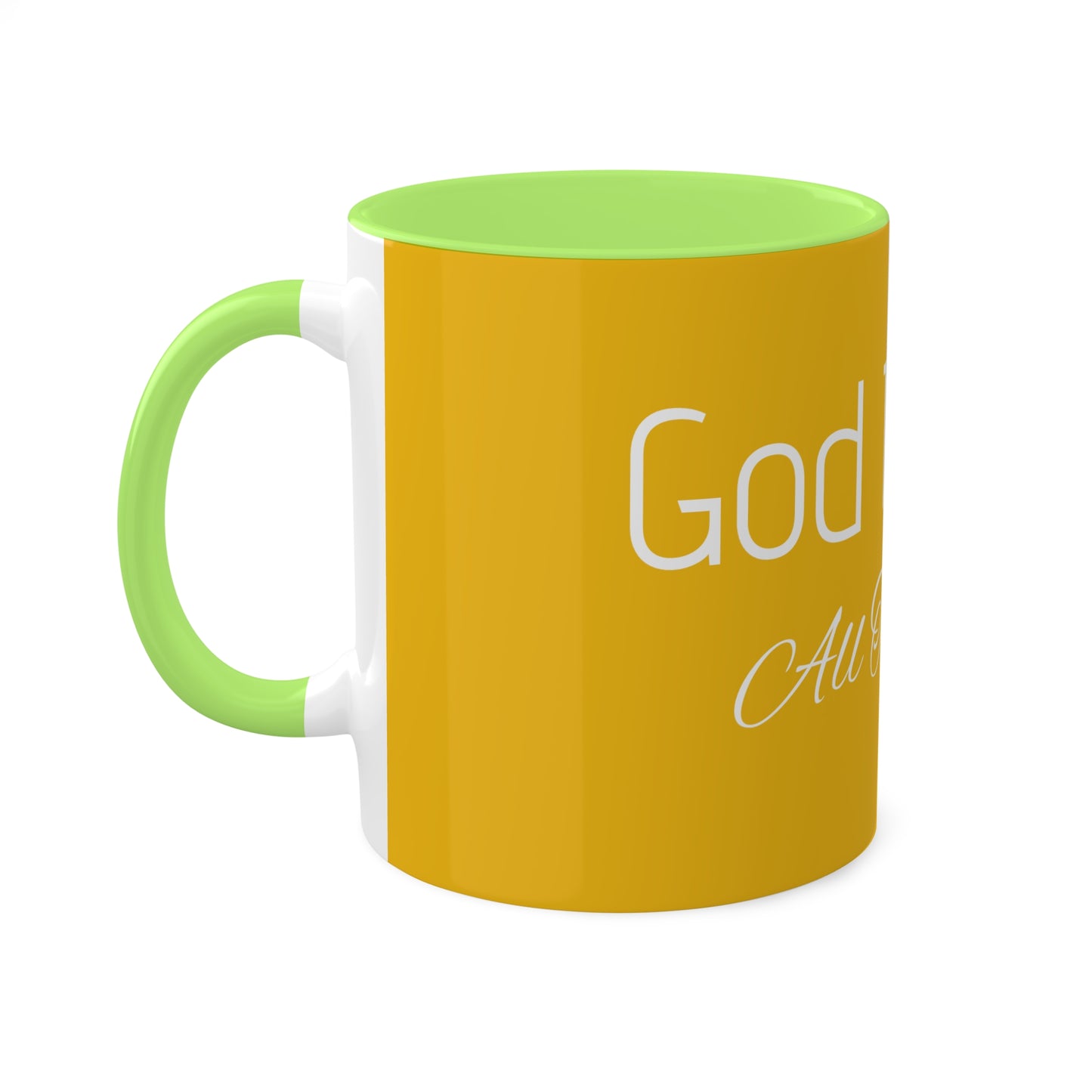 Inspirational God Is Good Coffee Mug - 11oz Colorful Ceramic